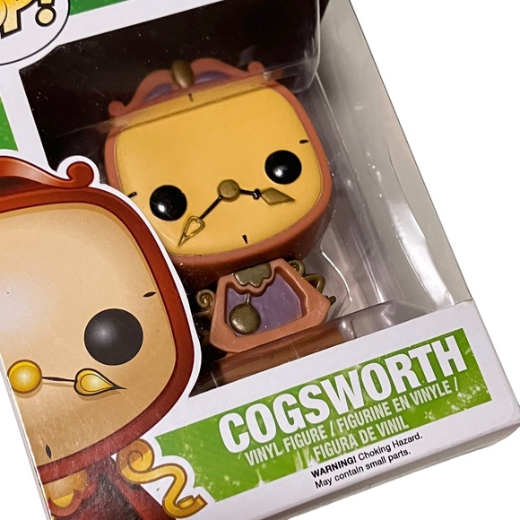 Funko Pop! Disney Cogsworth 91 Beauty & The Beast NEW - Picture 2 of 7